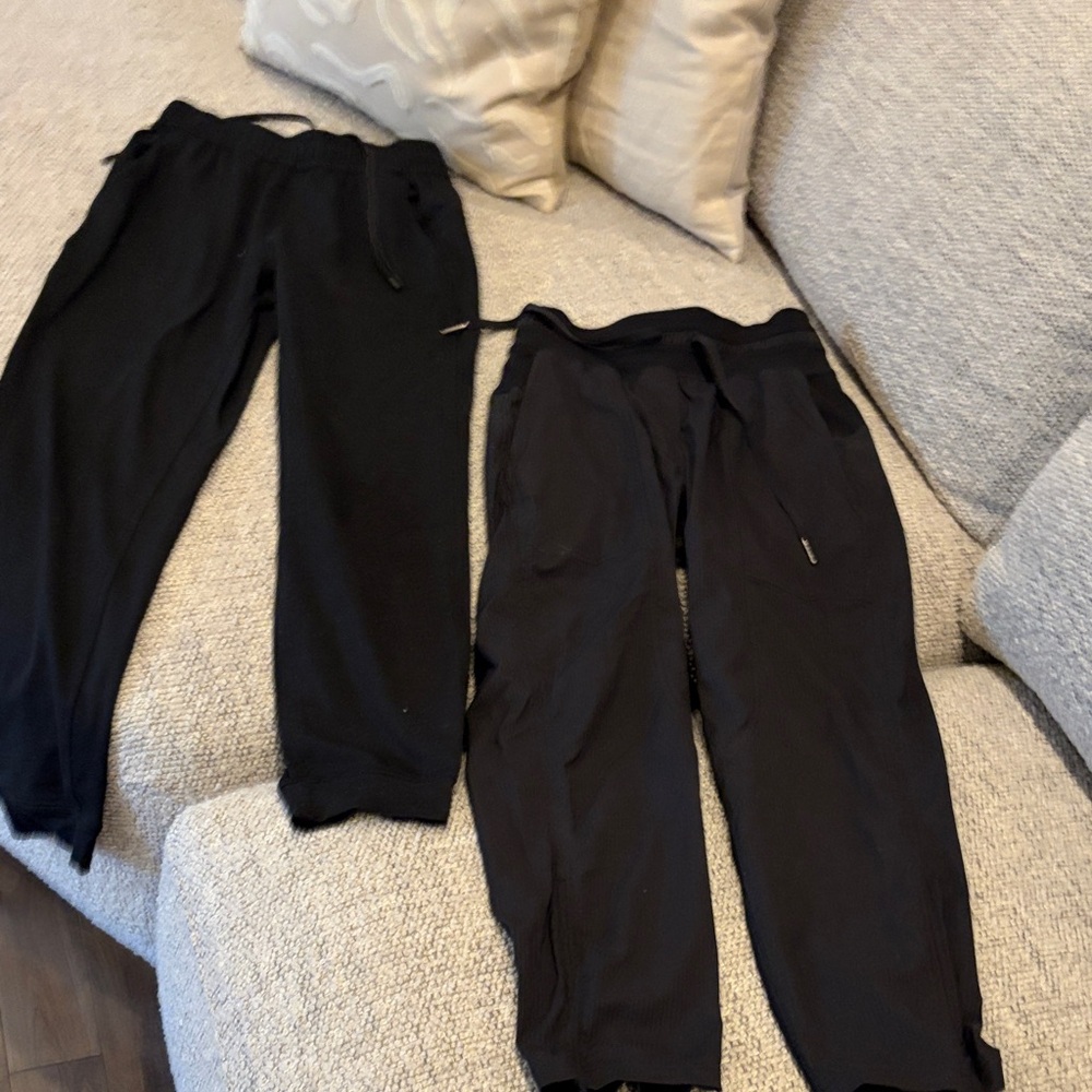 Women's Black Drawstring Jogger Pants